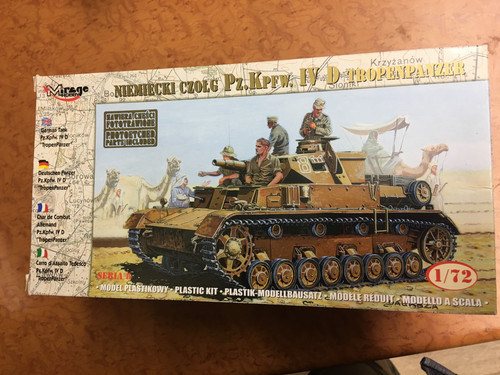 Maquette mirage char - maquette, 1/72-mirage