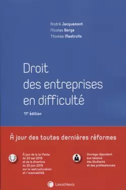 Droit des entreprises - des, en