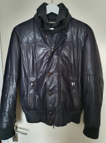 Cortigiani doudoune cuir - cortigiani,