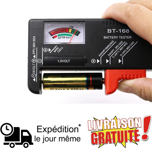Testeur piles analogique - testeur,