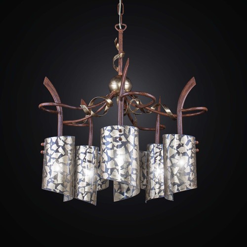 Lustre classique fer - lustre, forgé