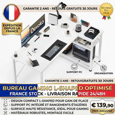 Bureau Blanc 140cm Table
