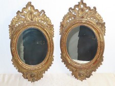 Paire De Miroirs Muraux Vers