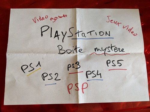 Boîte mystère jeux - mystère,