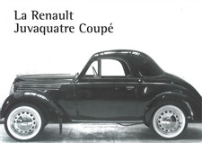 ADVERTISING DATA SHEET / RENAULT JUVAQUATRE COUPE