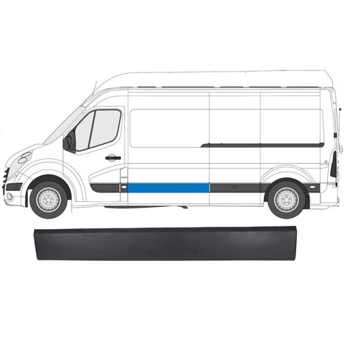 Moulure panneau renault master - moulure,