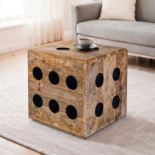 Finebuy tabouret cube - tabouret, bois