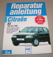 Repair Manual Citroen AX 10 / AX 14 / AX GTi - Years 1991 to 1996