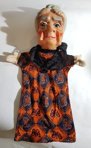 Ancienne marionnette main - marionnette, a