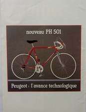 advertising racing bike Peugeot PH 501 year 1985 A 4892