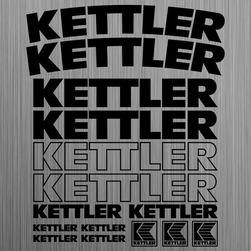 Kettler autocollant sticker - kettler,