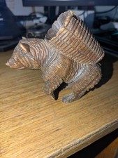 Ours bois sculpté Forêt