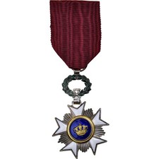 Belgium, Order of the Crown, Leopold II, Medal, Uncirculated, Bronze