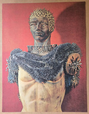 Héliochromie : Homme en bois