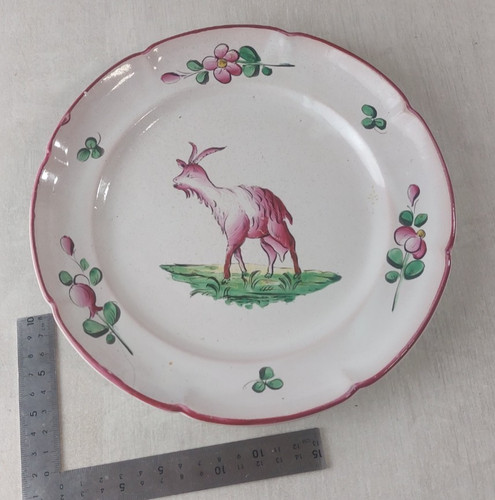 Ancienne assiette décor - assiette,,