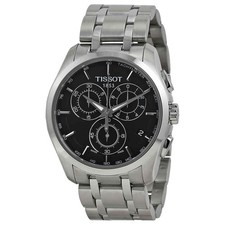 Tissot Couturier Chronograph Black Dial Men's Watch T035.617.11.051.00