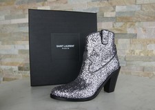 SAINT LAURENT Bottes Country Glitter Cowboy 35,5 NEUVES Ancien Prix 795 €