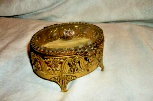 Matson filigree ormolu jewlery - ormolu,