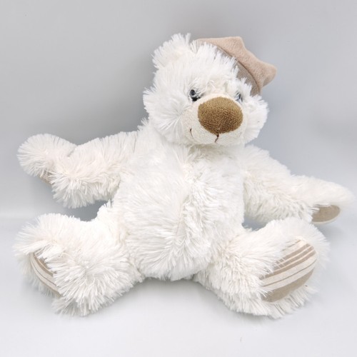 Doudou peluche ours - , blanc