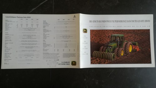 Brochure tracteur john deere - tracteur,