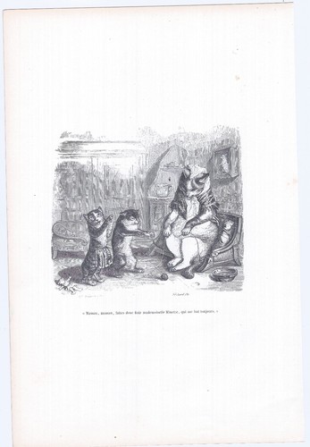 Animaux savants granville 1842 - animaux,