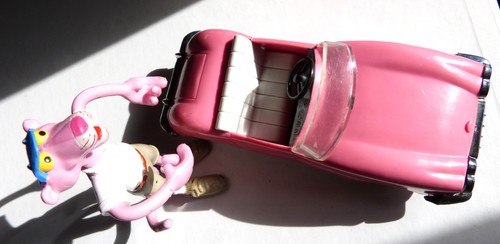Panthere rose sa voiture - panthere, &
