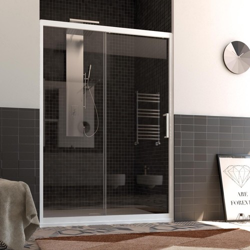 Porte douche niche - douche, verre