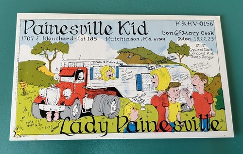 Radio qsl post card - cb,