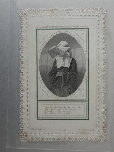 Image pieuse canivet dentelle - image,