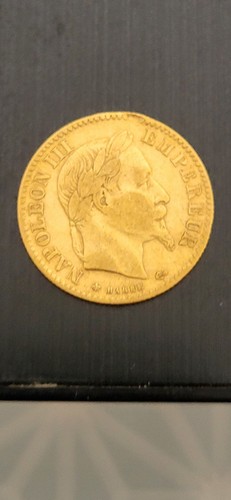Franc napoleon iii or - 10,
