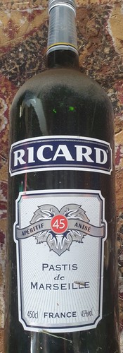 2 bouteille ricard vide de