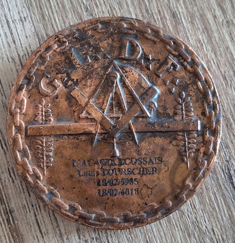 Tres rare medaille francs - tres,