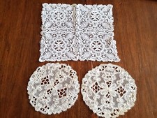 3 Vintage Lace Placemats