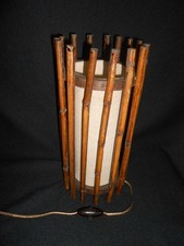 Ancienne Lampe en Bambou Louis