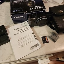[Mint in Box] Canon PowerShot SX720 HS Black Digital Camera 