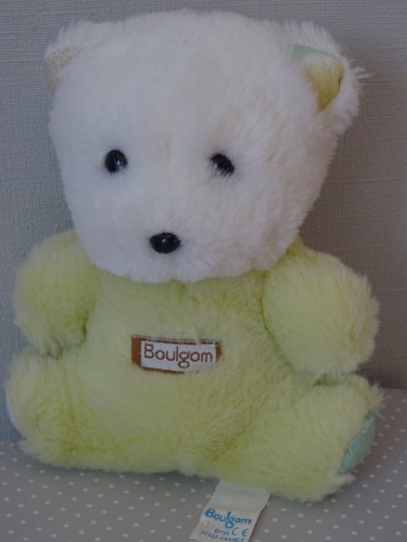 Doudou ours hochet vintage - ours,