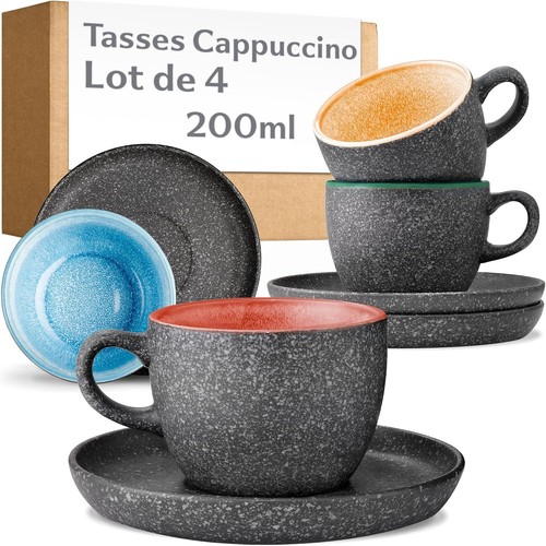 Cappuccino cups set - set, of