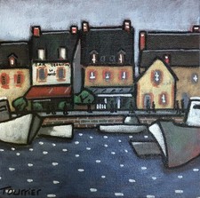 Tableau Cotentin Port Barfleur