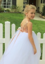 Corset Tutu Flower Girl Dress Tulle Dresses Girls Dresses Birthday Dress Baptism