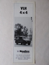 6/1988 PUB HEULIEZ AUTOMOBILES CERIZAY VLH 4X4 VEHICULE TOUT TERRAIN FRENCH AD