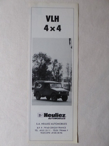1988 pub heuliez automobiles - pub,
