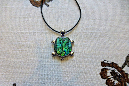 Superbe pendentif nacre - en,