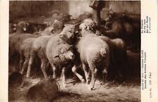 Old postcard AK Salon from 1913 CH. CLAIR Au Ratelier (707559)