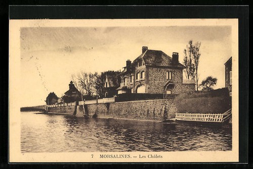 Cpa morsalines les chalets - les,