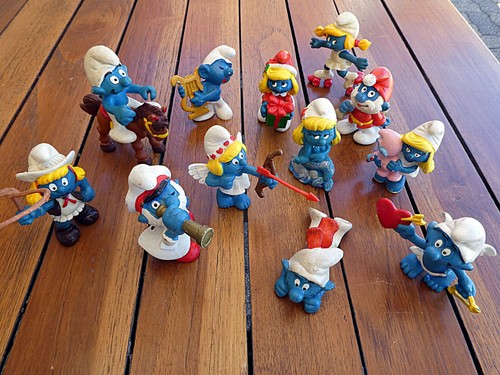 Lot figurines schtroumpf - de,
