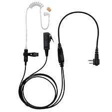Durable Quality Dual Wire Surveillance Kit PTT Mic for Motorola CP200 CP040