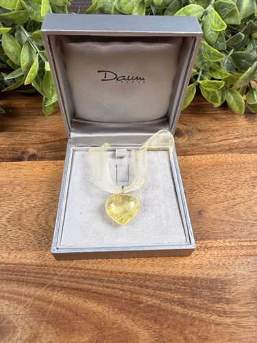 Pendentif cœur daum france - daum, en