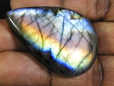 TOP GRADE!! PIERRE PRÉCIEUSE EN VRAC CABOCHON VIOLET LABRADORITE NATURELLE...