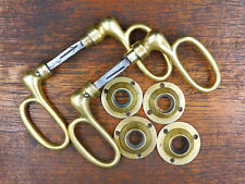 ▨8mm, 2 old pairs of handles "scissors" solid bronze, door, empire era