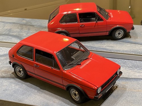 Miniature solido vw golf - miniature, 1/18